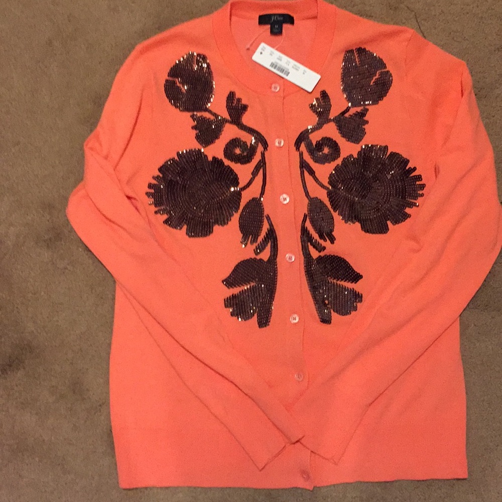 J. Crew Embellished Cardigan